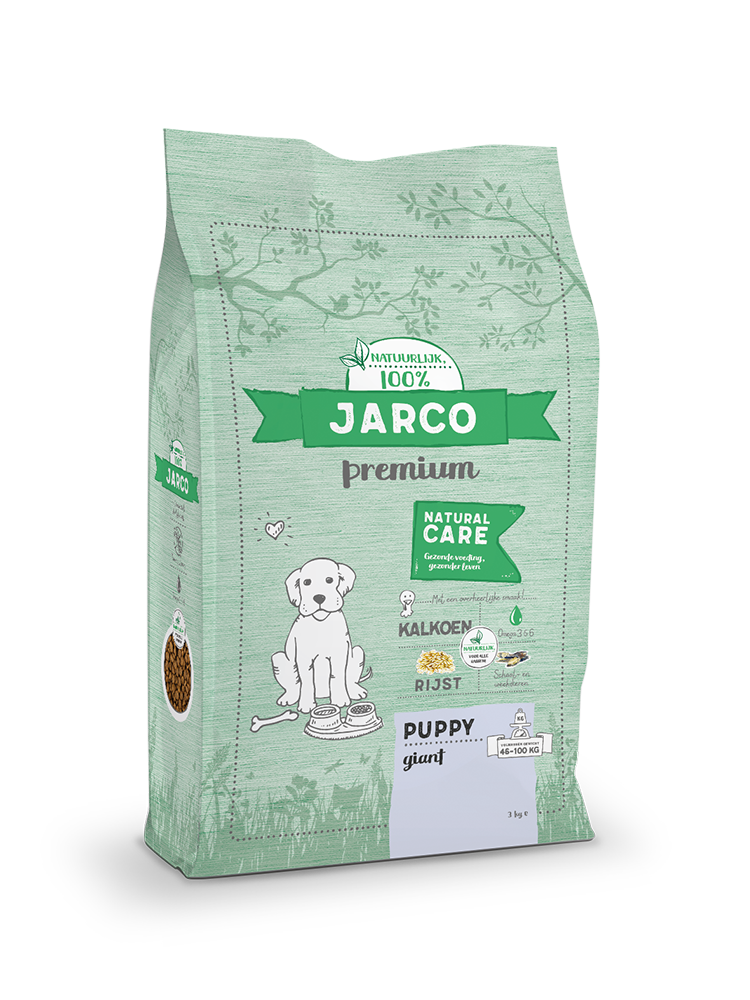 Hondenbrokken Natural Giant Puppy Kalkoen – Jarco