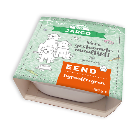 Vers gestoomde maaltijd Eend