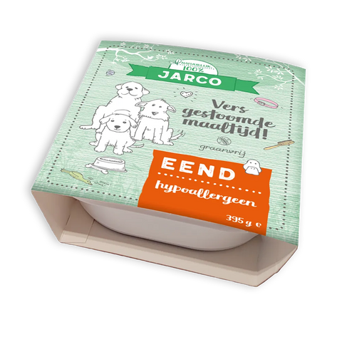 Vers gestoomde maaltijd Eend
