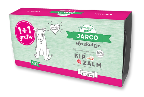 Honden Vleeskuipjes Kip-Zalm 2 x 150 gram