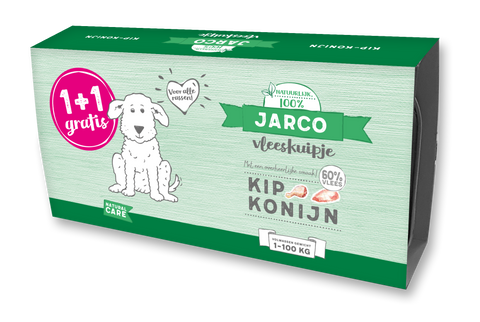Honden Vleeskuipjes Kip-Konijn 2 x 150 gram