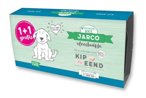 Honden Vleeskuipjes Kip-Eend 2 x 150 gram