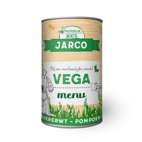 Jarco Hondenblikvoeding - Vega menu 400 gram